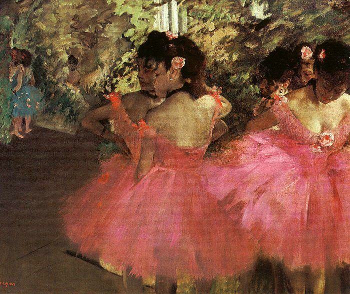 Edgar Degas Dancers in Pink